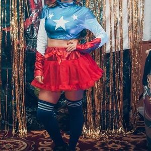 Captain America woman halloween costume